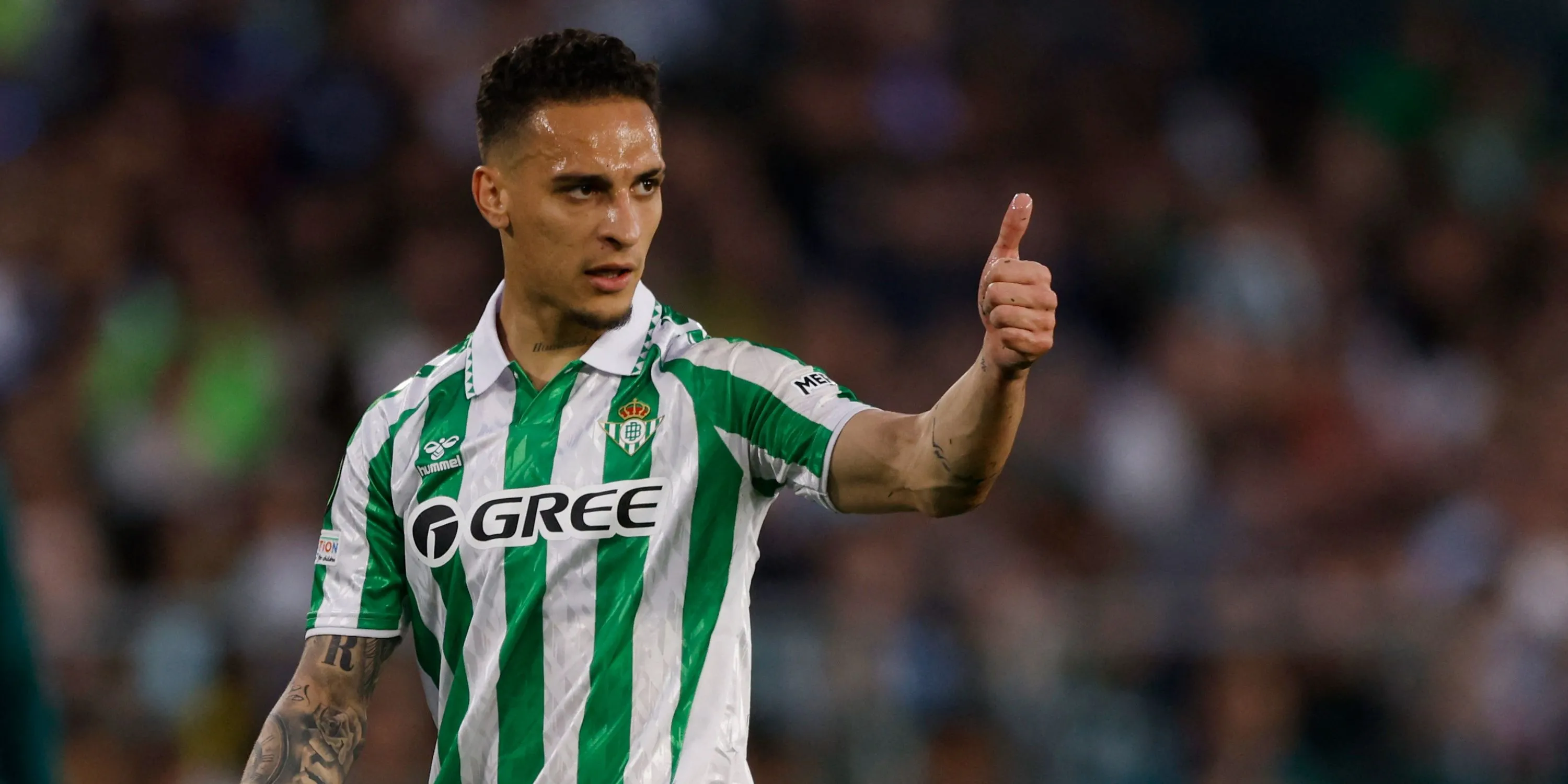 Antony trong màu áo Real Betis, nơi anh tìm lại phong độ