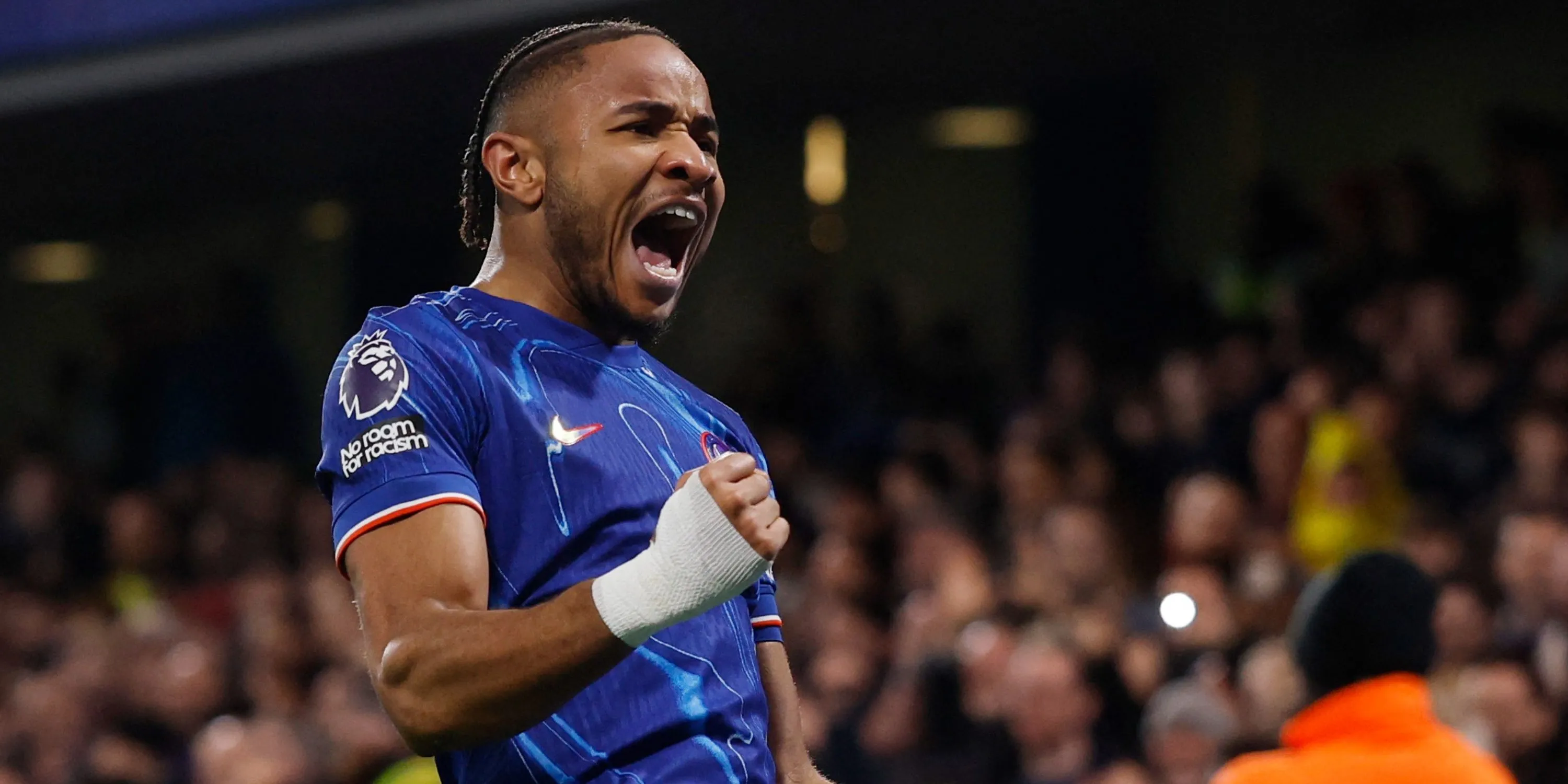 Christopher Nkunku trong trận đấu của Chelsea tại Ngoại hạng Anh.