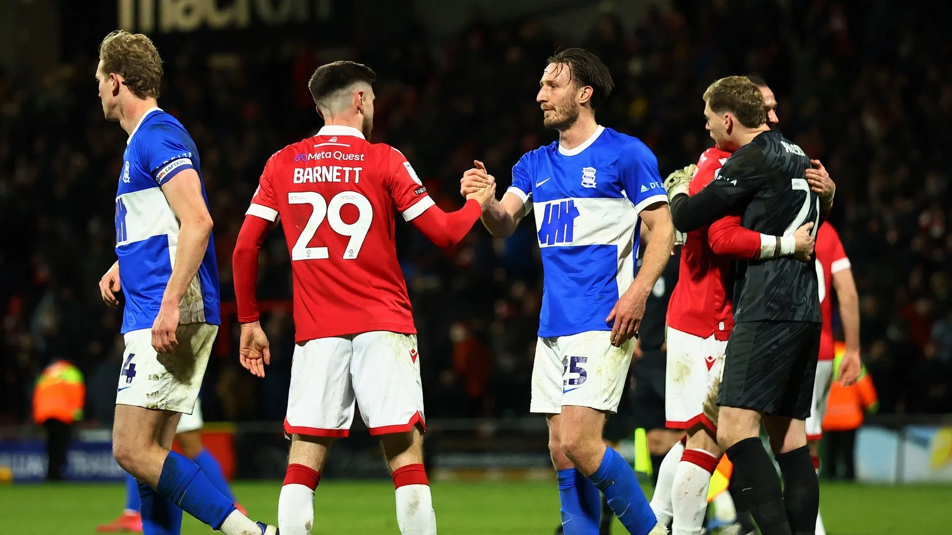 Hậu vệ Ben Davies trong màu áo Birmingham City
