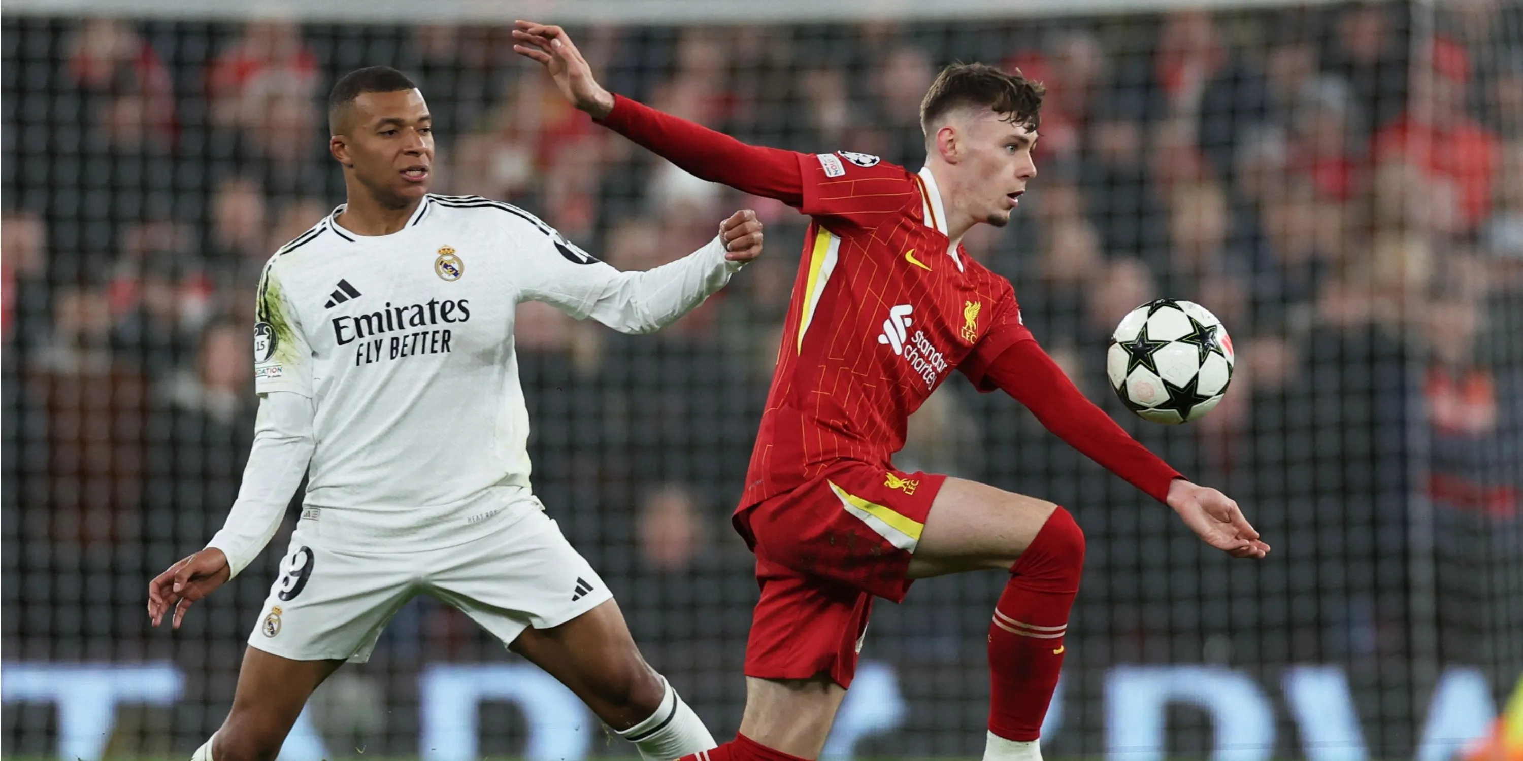 Hậu vệ trẻ Conor Bradley của Liverpool