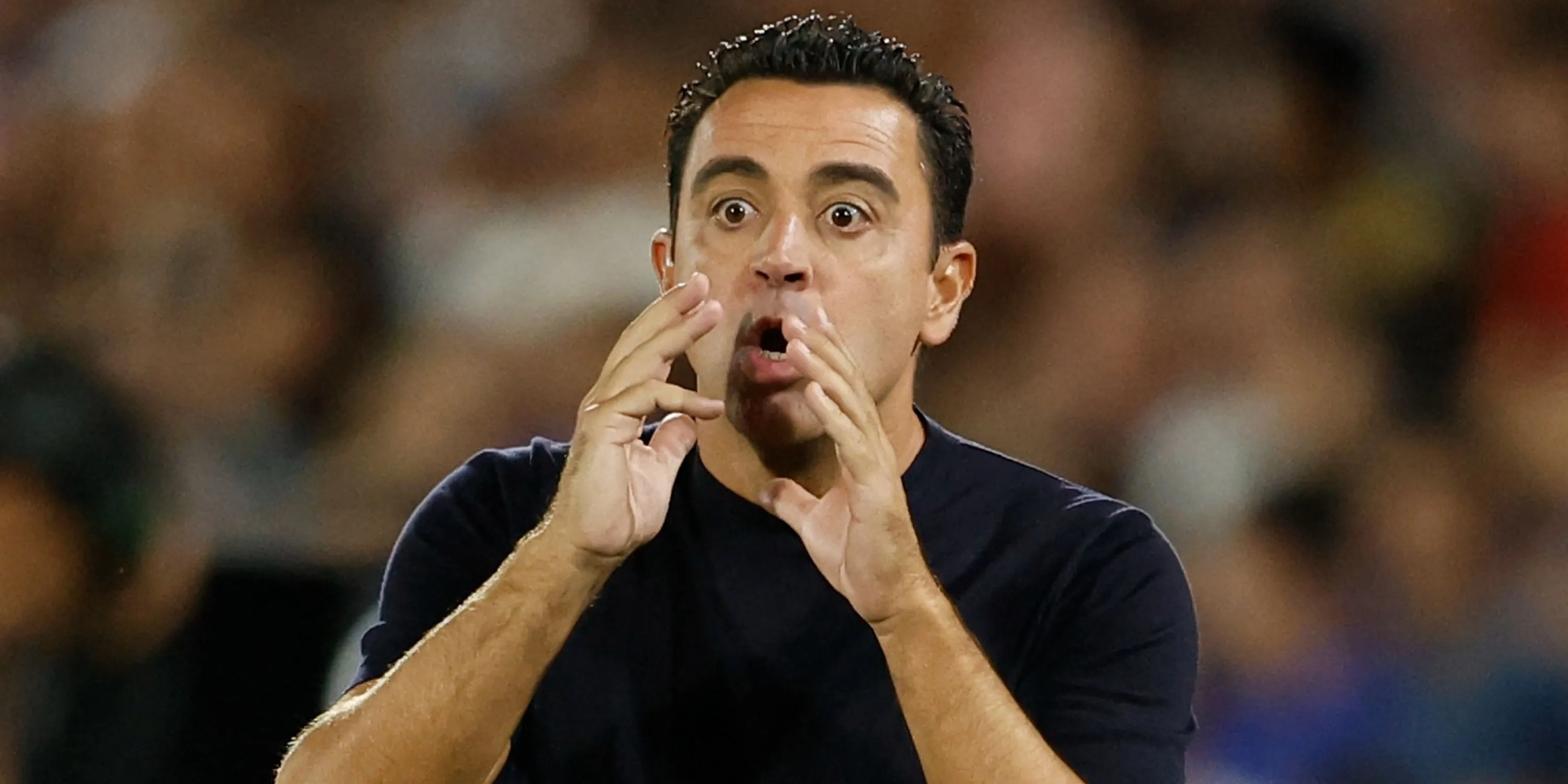 HLV Xavi Hernández khi còn dẫn dắt Barcelona tại La Liga