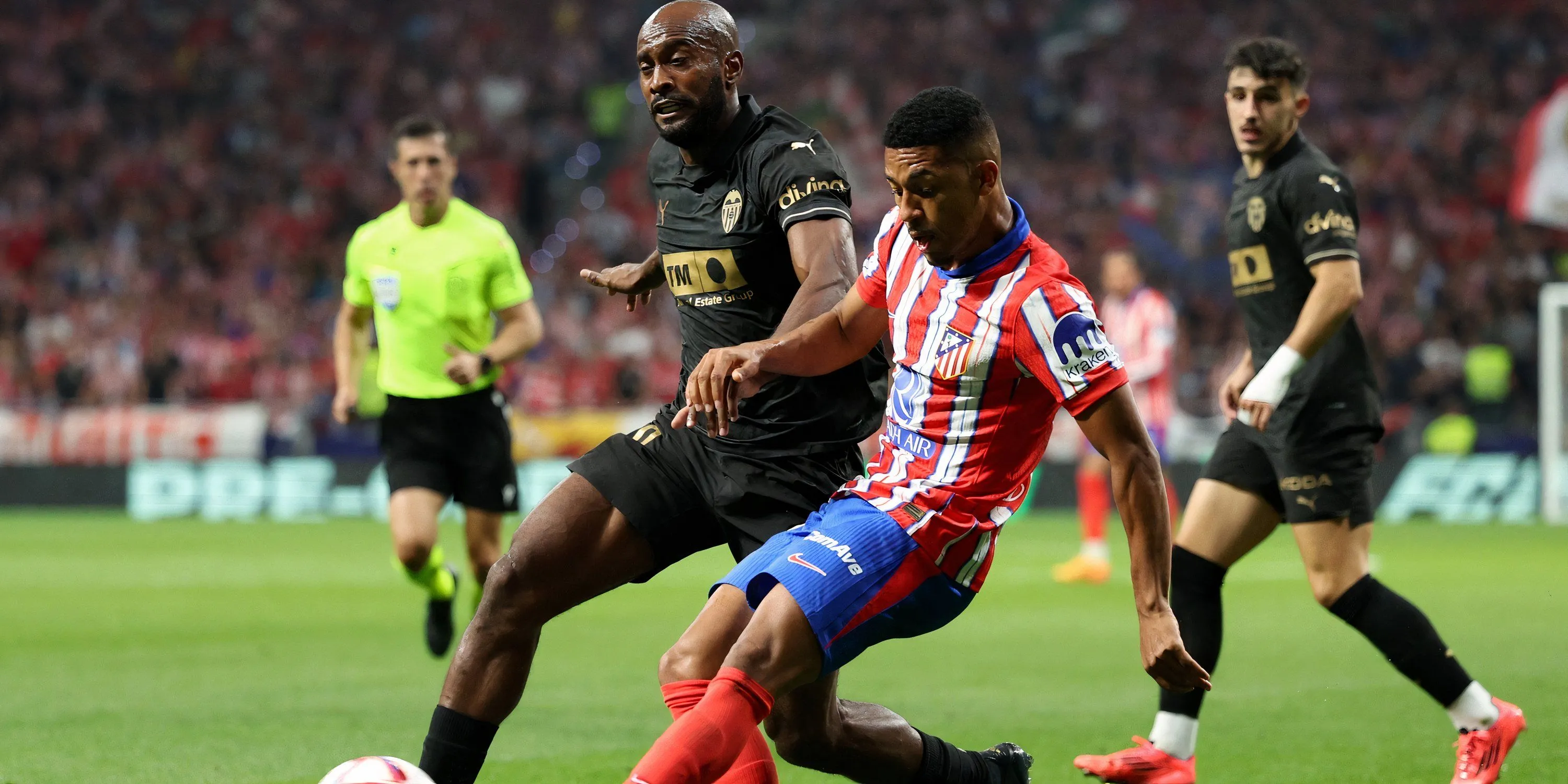 Samuel Lino trong màu áo Atletico Madrid