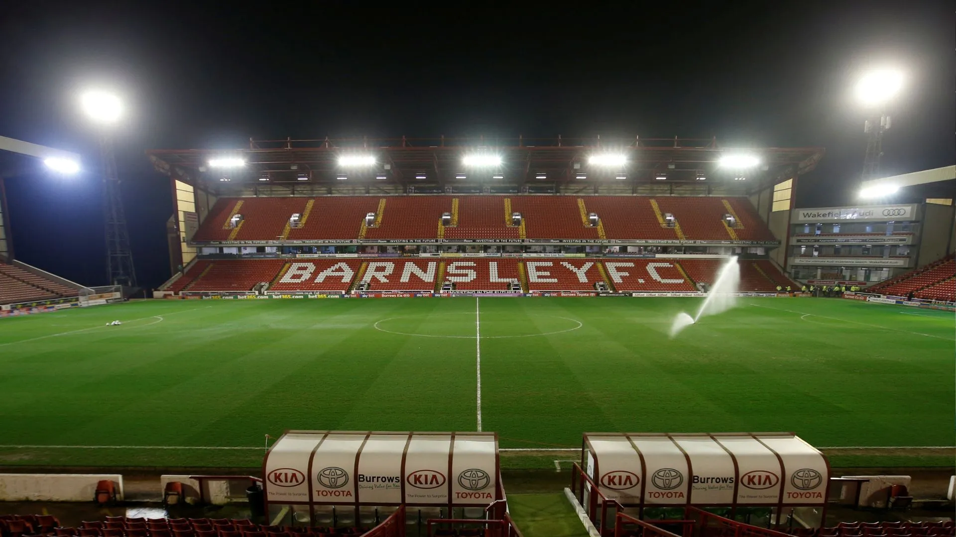Sân vận động Oakwell của Barnsley, nơi đội bóng đang cần cải thiện hàng thủ