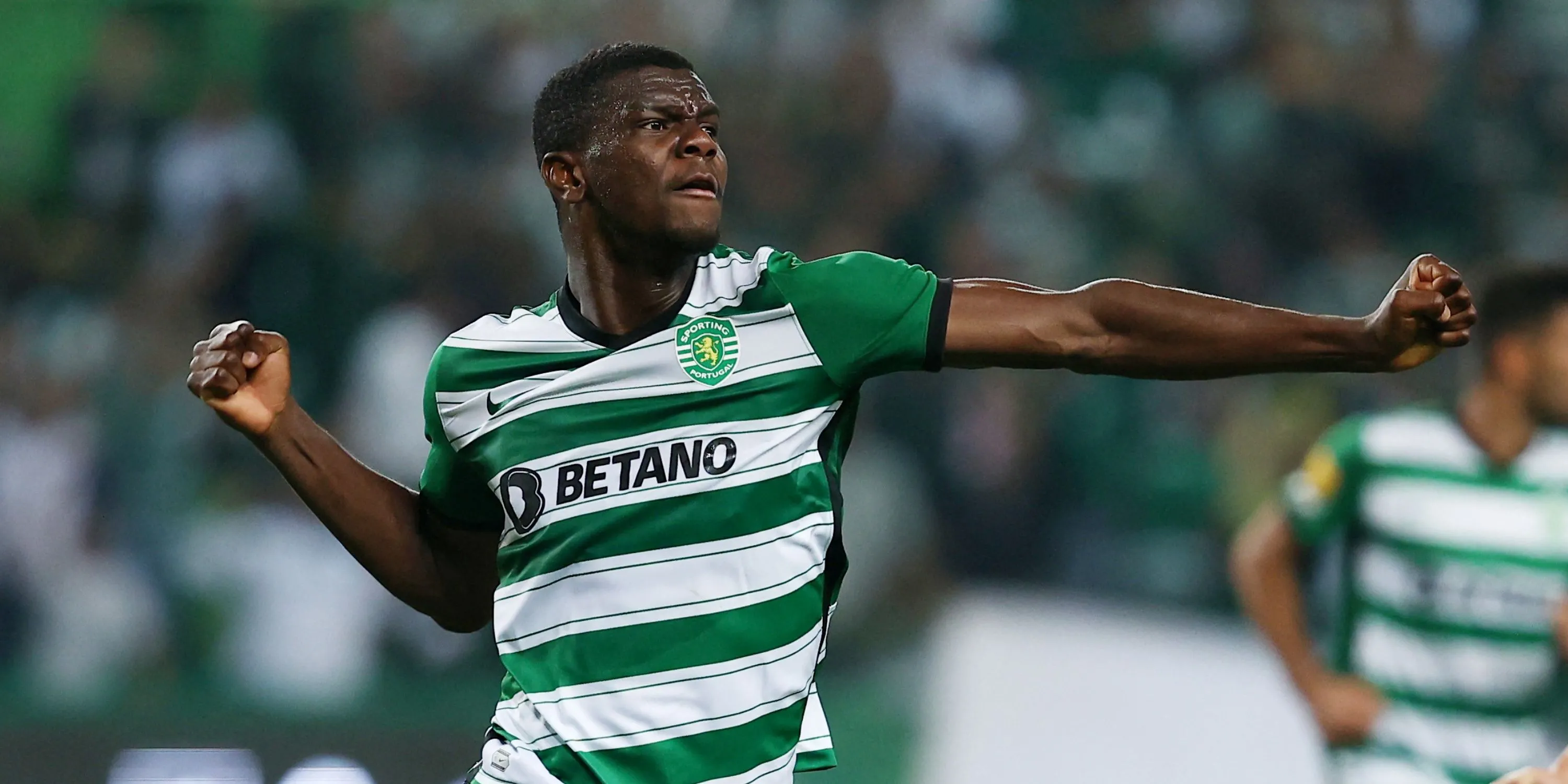 Trung vệ Ousmane Diomande trong màu áo Sporting CP, mục tiêu chuyển nhượng của Chelsea
