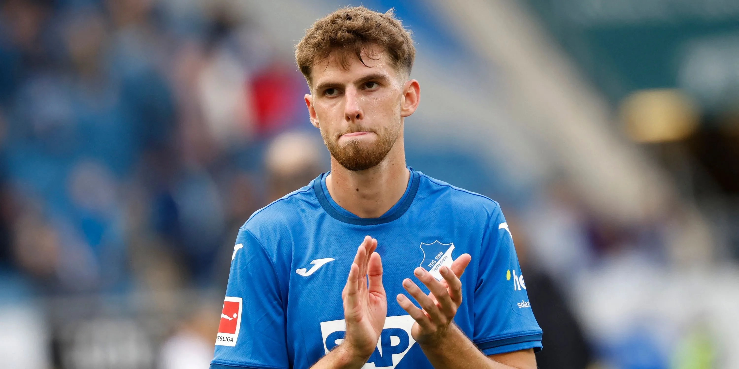 Anton Stach, tiền vệ trụ cột của Hoffenheim, sở hữu thể hình ấn tượng.