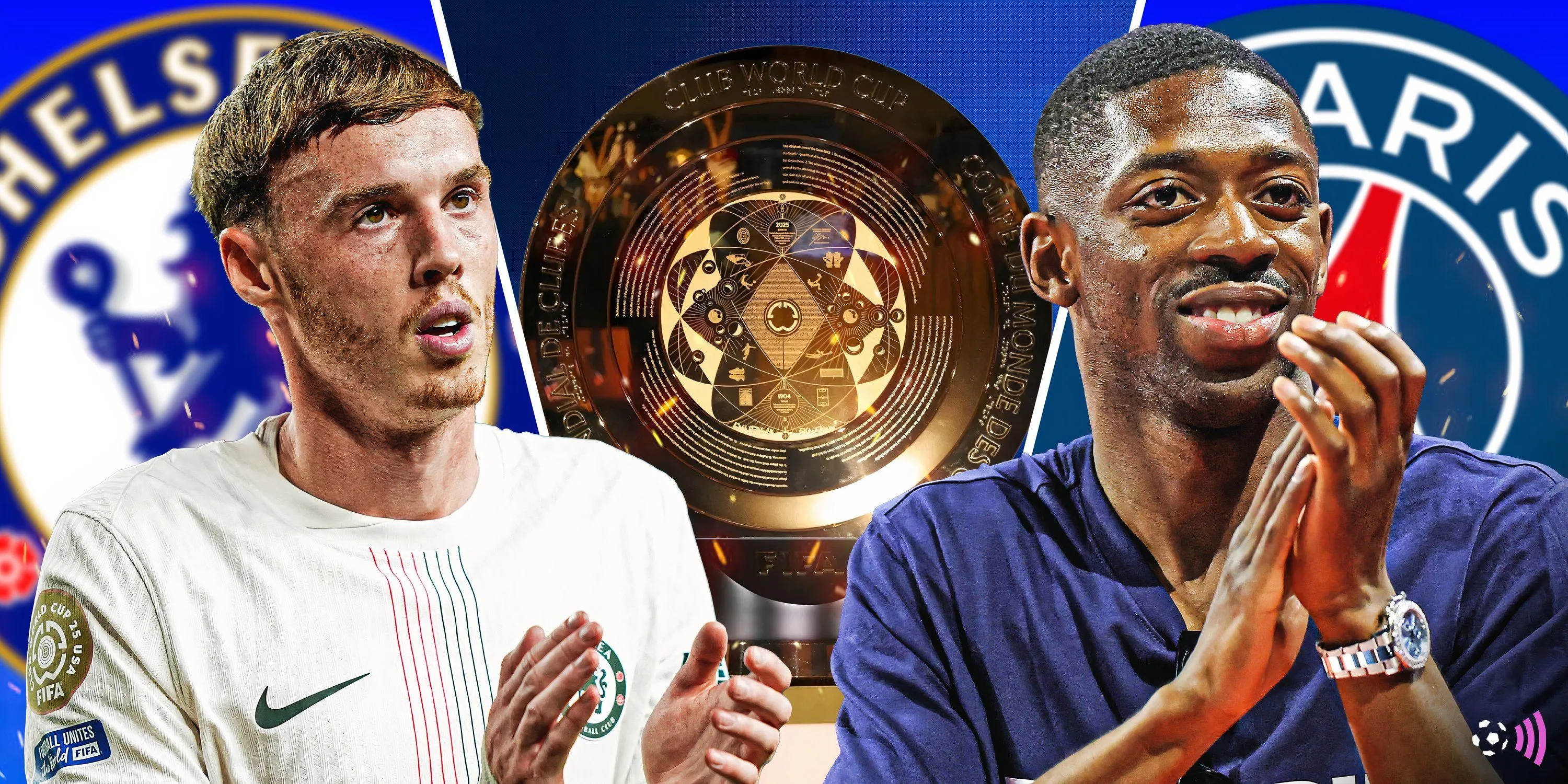Cầu thủ Chelsea ăn mừng chức vô địch Club World Cup sau chiến thắng trước PSG