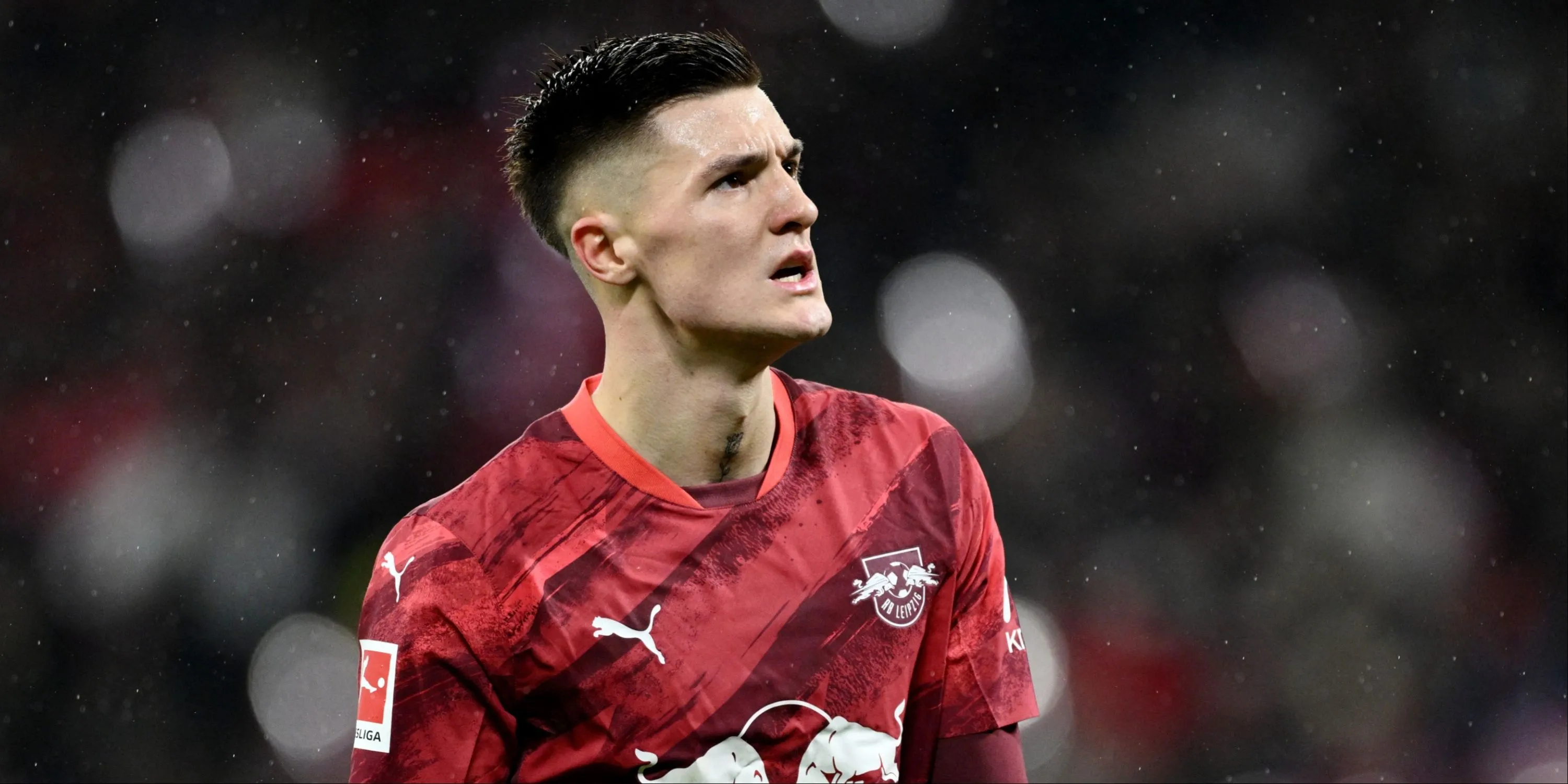 Tiền đạo Benjamin Šeško của RB Leipzig, mục tiêu chuyển nhượng của Chelsea