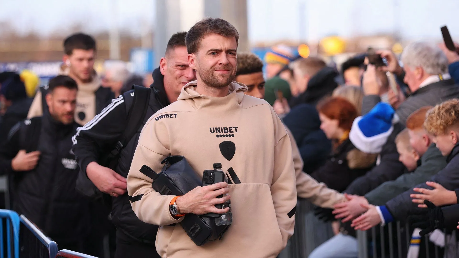 Tiền đạo Patrick Bamford của Leeds United trong trận đấu tại Elland Road