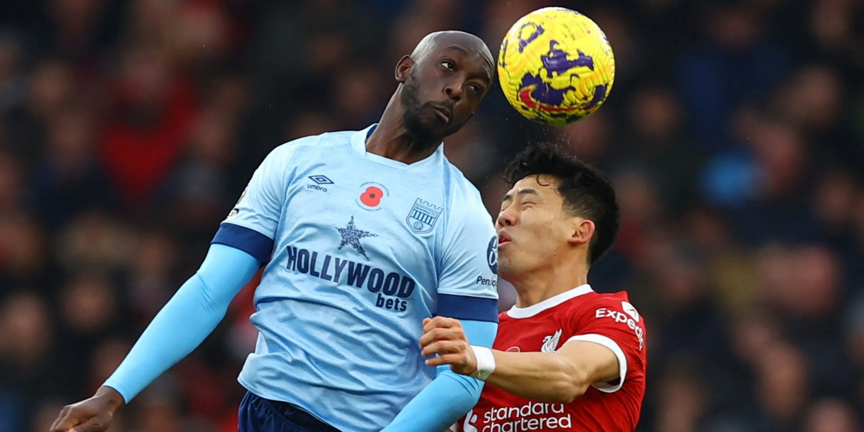 Yoane Wissa trong màu áo Brentford tại Premier League