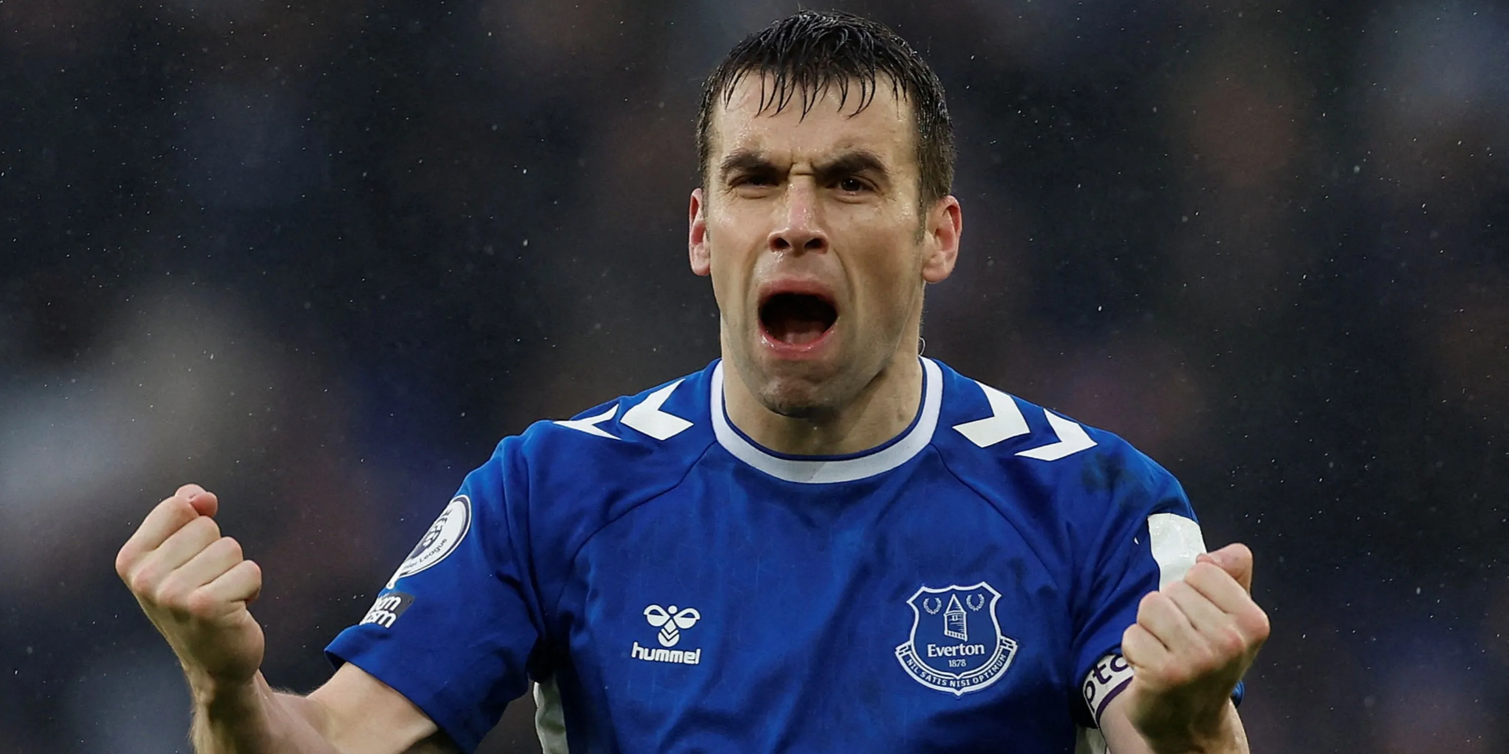 Hậu vệ Seamus Coleman trong màu áo Everton.