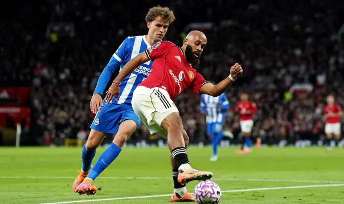 Bryan Mbeumo xử lý linh hoạt trong trận Man United vs Brighton